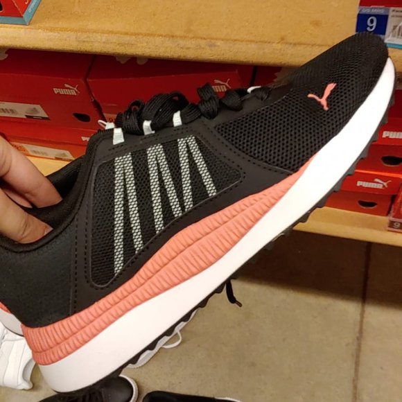 Puma Women's Pacer Net Cage Soft Foam Sneakers - Black - Picture 13 of 14